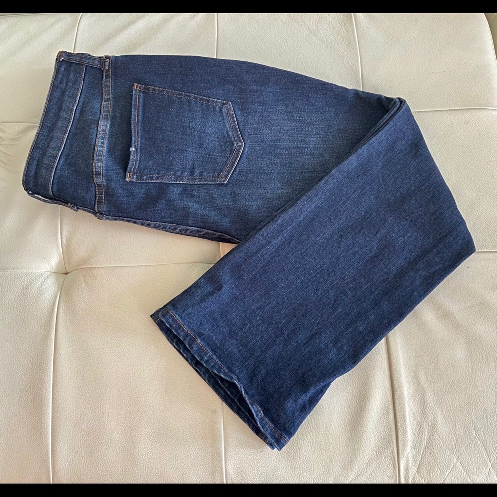 WHO WHAT WEAR WIDE LEG CROPPED JEANS